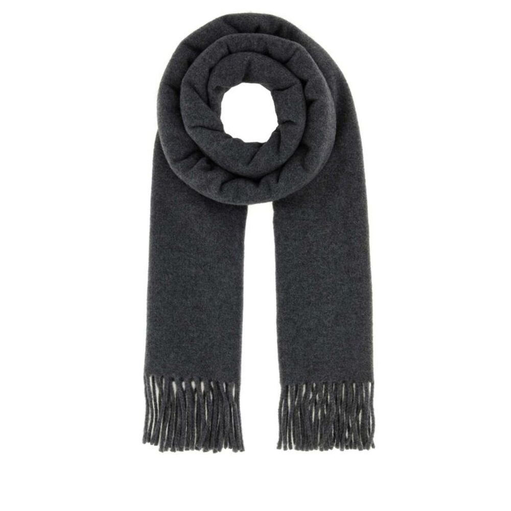 Brunello Cucinelli Women Dark Grey Cashmere Scarf